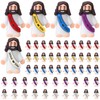 Bememo 50 Pcs Mini Jesus Figures Jesus Loves You Christ