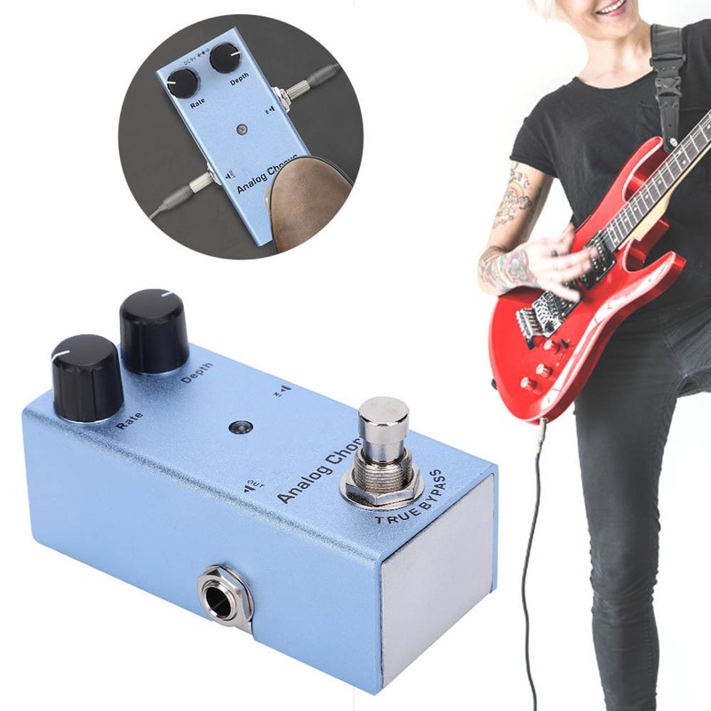 Electric Guitar Effect Pedal Analog Chorus Mini Single True Bypass