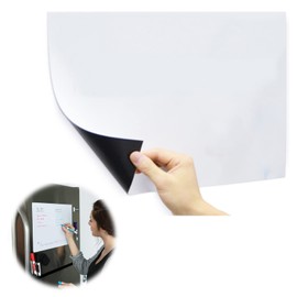 Magnetic Whiteboard, Whiteboard, Fridge Magnet, Fridge Magnetic Board, White Wipe Clean Memo Board, Magnetic Whiteboard, for Family Menu, Weekly Planner, Shopping List, Memo Reminder Note