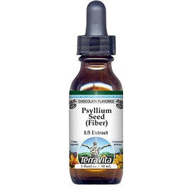 Psyllium Seed (Fiber) Glycerite Liquid Extract (1:5) - Chocolate Flavored (1 oz, ZIN: 522885)