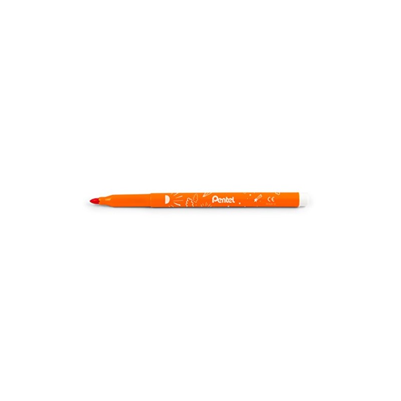 Pentel scs2e-12 Ultra Washable Ink Felt-tip Colouring Pens Assorted Colours