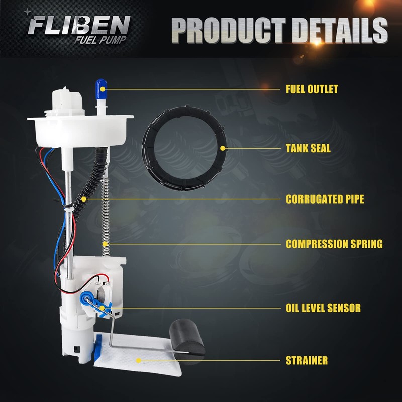 2205502 Fuel Pump Assembly Compatible with Polaris RZR 900 S