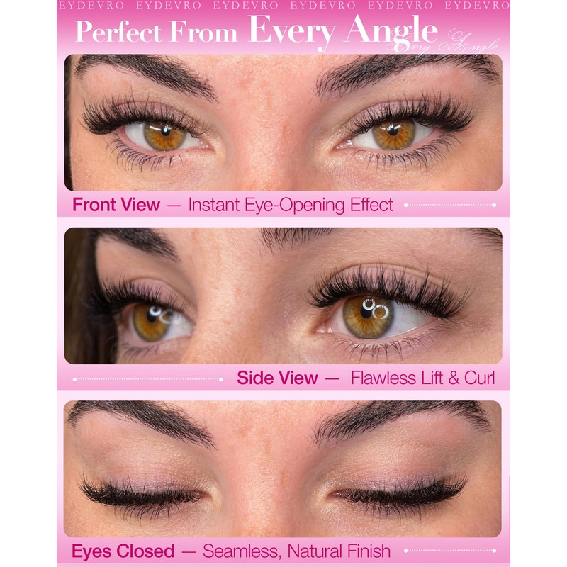 Short Lash Clusters Wispy Fluffy CD Curl Cluster Eyelash Extensions