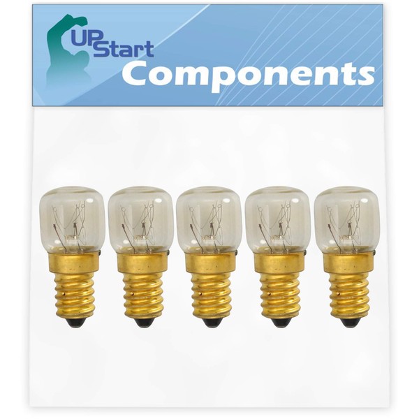 5-Pack 4173175 Light Bulb Replacement for Whirlpool GBD307PDB3 Oven - Compatible with Whirlpool Oven Light Bulb 4173695