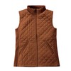 Bienzoe Women Quilted Casual Vest: Lightweight Sleeveless Jacket Chocolate 3XL