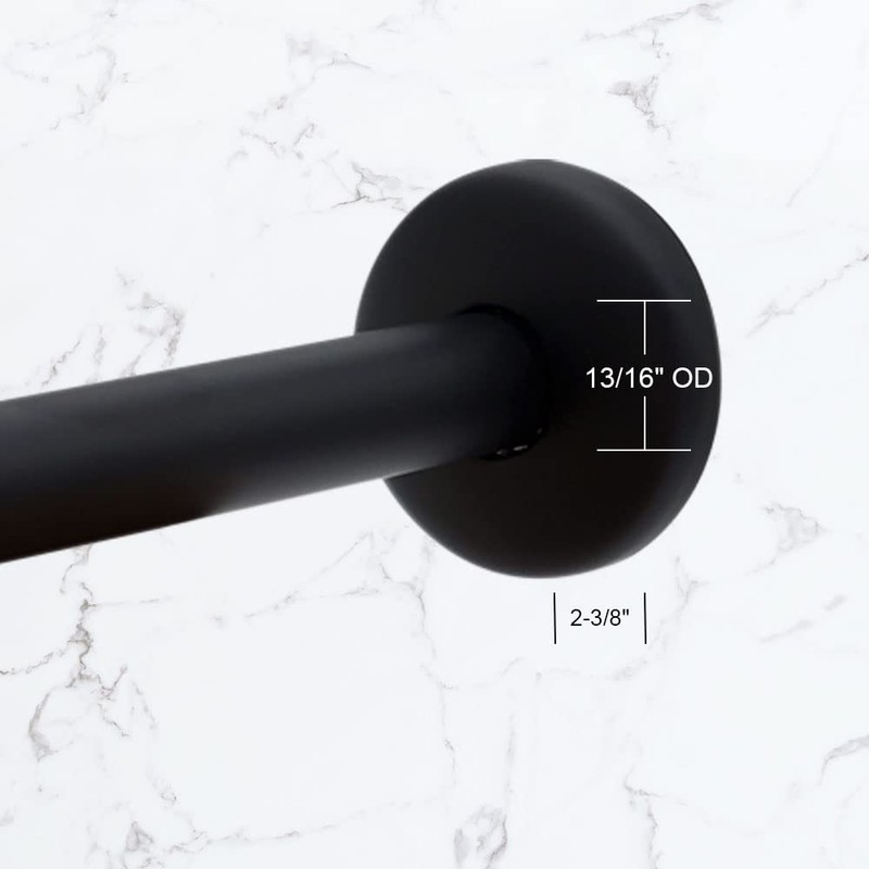Westbrass 1/2" IPS x 10" Shower Arm with Sure Grip
