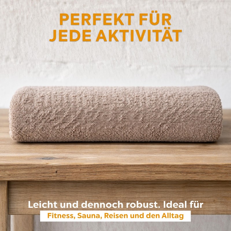 sositex | Hand Towel, Bath Towel, Sauna Towel, 75 x
