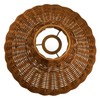 Woven-wicker Hanging Lamp shade,boho replacement lampshades, Chandelier/Ceiling/Table/floor lamps shades lamp