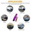 KEING Purple 3.8" 6 LED Trailer Marker Lights Sealed, LED