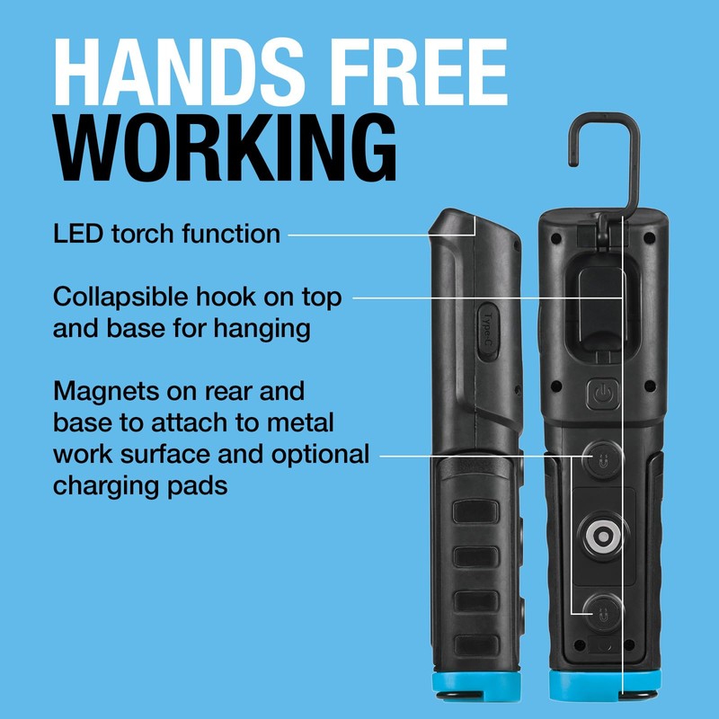 Ring Automotive Pro Inspection Light With 600 Lumens Light Output