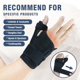 Férula Para Pulgar, Férula Para Pulgar En Espiga Para Mano Derecha O Izquierda Para Dolor Y Soporte De Artritis, Férula Y Estabilizador Para Pulgar En Gatillo Para Aliviar El Dolor Del Túne