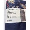 Ikea NASSELKLOCKA Twin Duvet Cover + Pillowcase Bed Set Dark