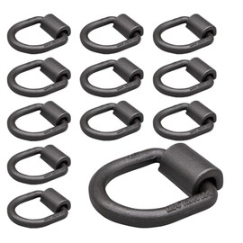 Mytee Products (12 Pack) 1/2" Heavy Duty Weld-On Forged D Ring 12,000 Lbs