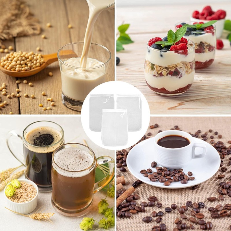Bolsas de Filtro de Leche de Nueces, Colador de Alimentos