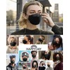 HAPPYDAY Premium KF94 Black Face Mask – Individually Packaged, Made