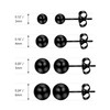ALEXCRAFT Stud Earrings 925 Silver Earrings Set for Women Men