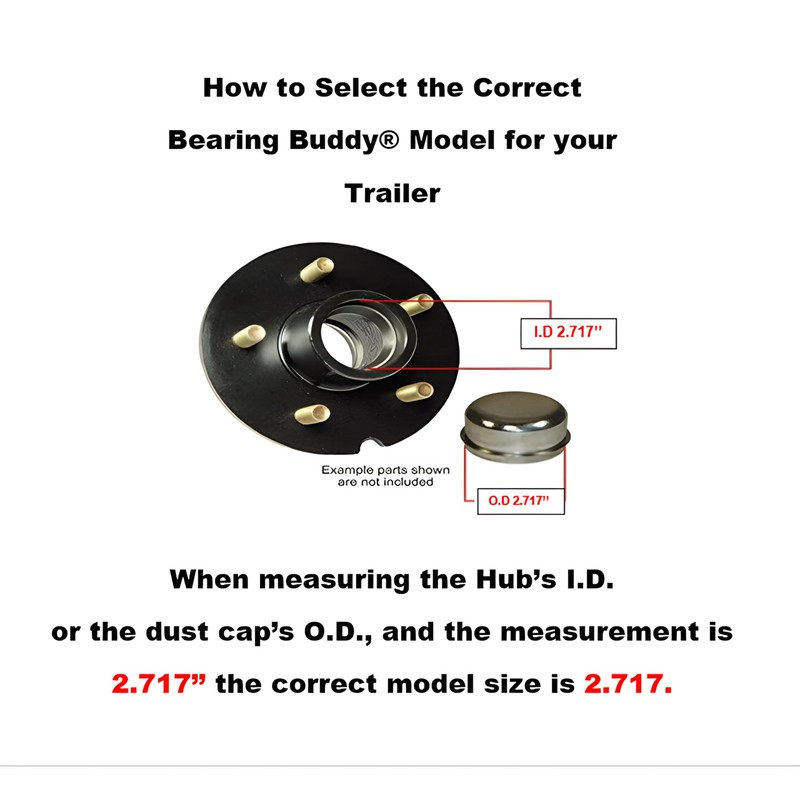 Bearing Buddy 2717-SS - USA-Made Stainless Steel Bearing Protector with