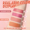 LSxia 2 Pcs Cream Blush Sticks - Natural & Matte,
