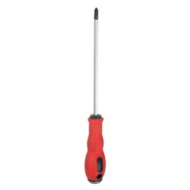 HARFINGTON Go-Thru Screwdriver PH3 x 200mm S2 Steel High Torque Magnetic Phillips Screwdrivers with Striking Cap for Fastening, Chiseling and Loosening
