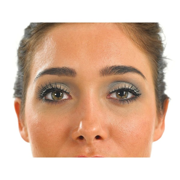 Black Gemstone Criss Cross Eyelashes