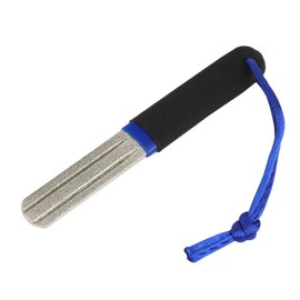 NHBETYS V-Groove Dart Sharpener Precision Double Sided Diamond Grinding File Compact Slim Design, Portable Hook Sharpener with Handle for Optimal Steeltip Dart Maintenance