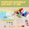 BUOKKON Crochet Kit for Beginners, Coaster Beginner Crochet Kit with