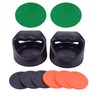 Air Hockey Pushers and Air Hockey Pucks, 2 PCS Black