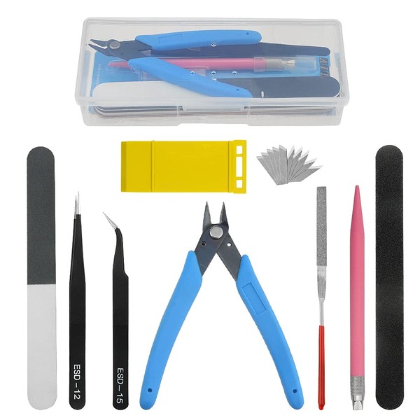 WMYCONGCONG 17 PCS Compatible with Gundam Model Tools Kit Hobby