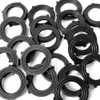 Joywayus Black Heavy Duty Rubber Washers with Self Locking Tabs