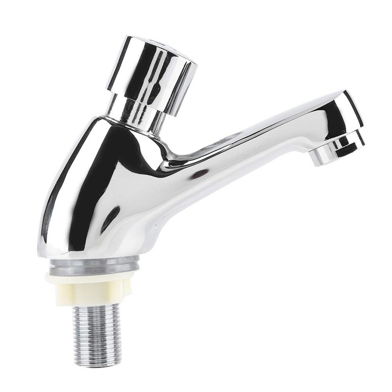 Chrome Plated Self Closing Robinet, Self Closing Faucet, Water Saving