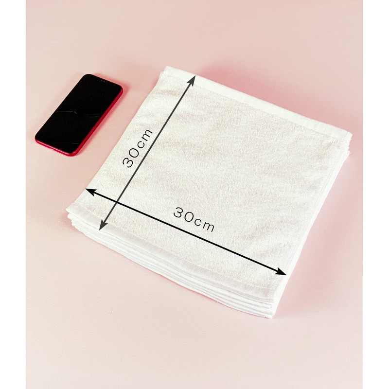 Creaps Thick Hand Towels, 11.8 x 11.8 inches (30 x