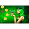 St. Patrick's Day 25 Chocolate Coins Gold Shamrock Coins Foils,