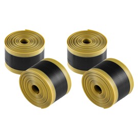 GIONAR Bike Tyre Liner, Mountain Bike Tyres, Puncture Proof Bike Tyres, Bicycle Tube Flat Protector, Compatible with 29 Inches, 26 Inches, Rim Tape 700c, Black and Yellow