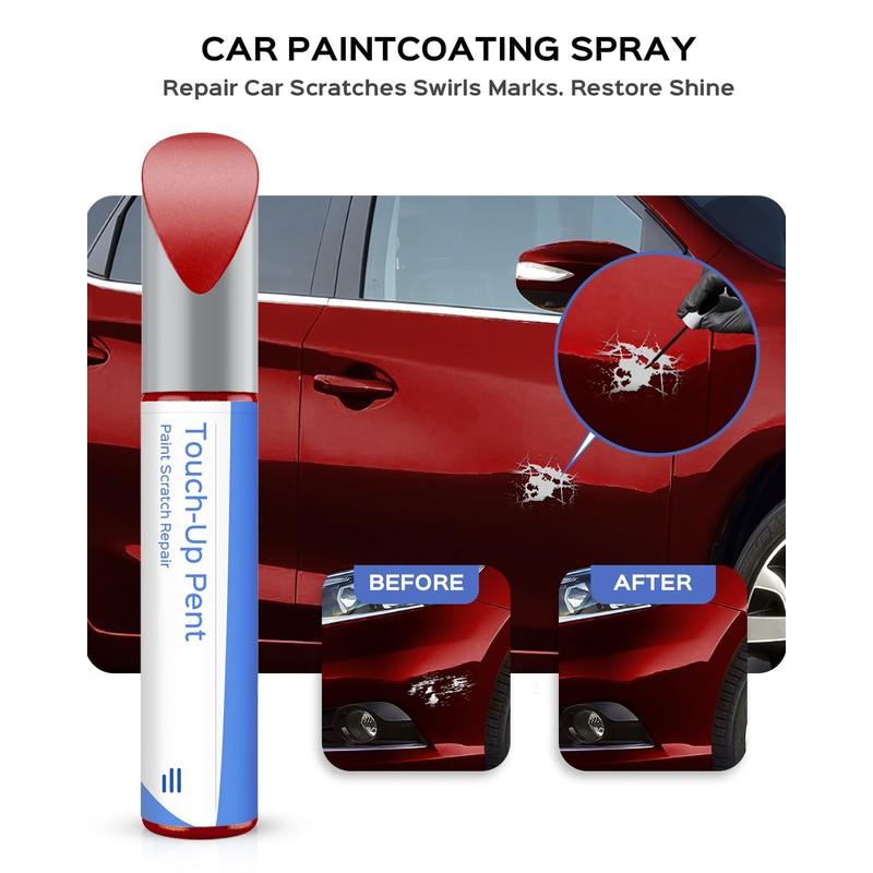 PARTS4EV A20 Red Alert/Scarlet Red Touch Up Paint Compatible with
