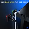 Maximm 360 Rotating Flat Plug Extension - 1ft Slim Space-Saving