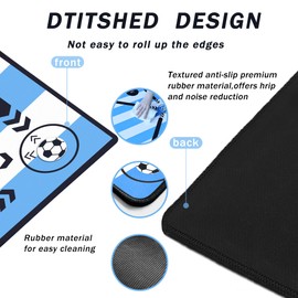 Soccer Training Mat , Soccer Mat Training Made Of Rubber, Shock-absorbing, Noise-reducing And Non-slip, Suitable For All Ages, Improves Strength And Co-ordination, Soccer Mat One Step To Control The Ball