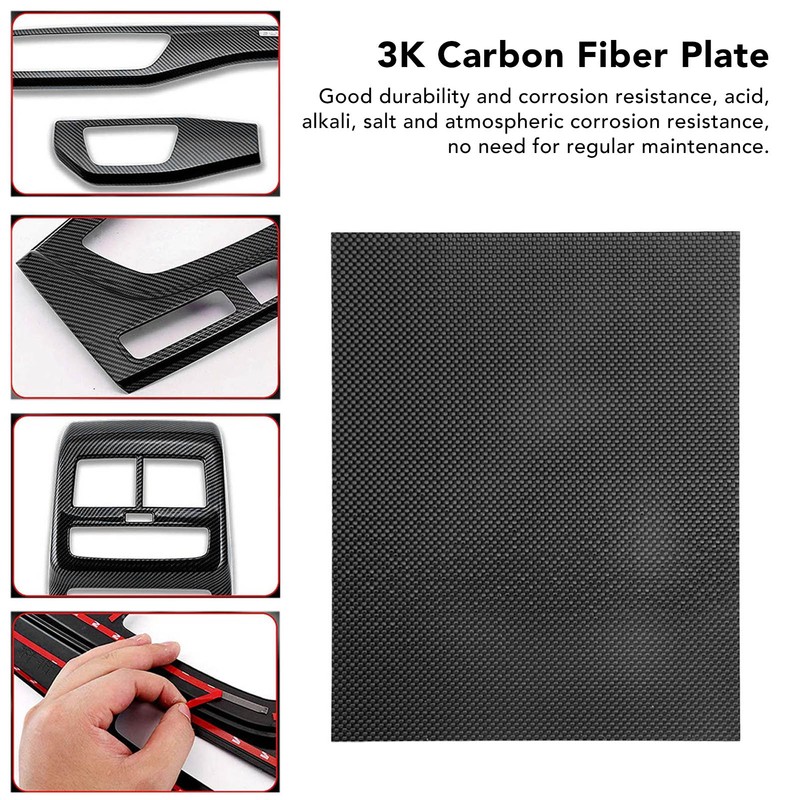 Carbon Fiber Board Material High Hardness 3K Full Carbon Fiber