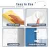 4 Pack Magnetic Silicone Shower Curtain Clips to Keep Liner