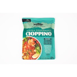 Alaska Fisherman's Cioppino with Wild Sockeye Salmon, Thunder's Catch, Deck-to-Dish