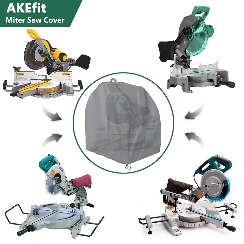 AKEfit Miter Saw Cover,Waterproof & Dustproof Portable Table Saw Cover