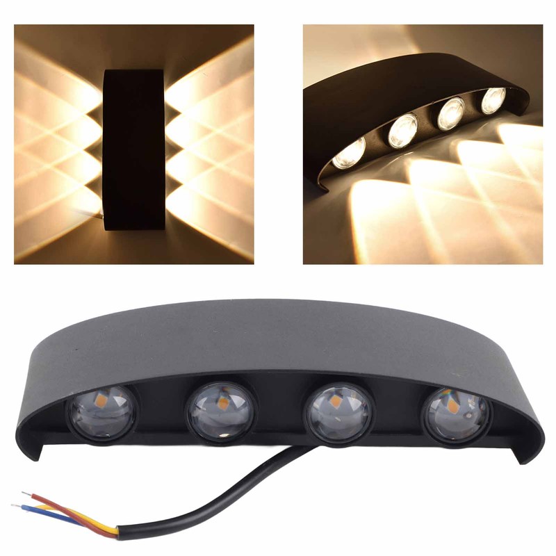LED Wall Light 8W Waterproof Decorating Lighting Lamps for Living