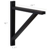 PRIADE Wall Mounted Wood Bracket for Hanging Sconce Pendant Lamp