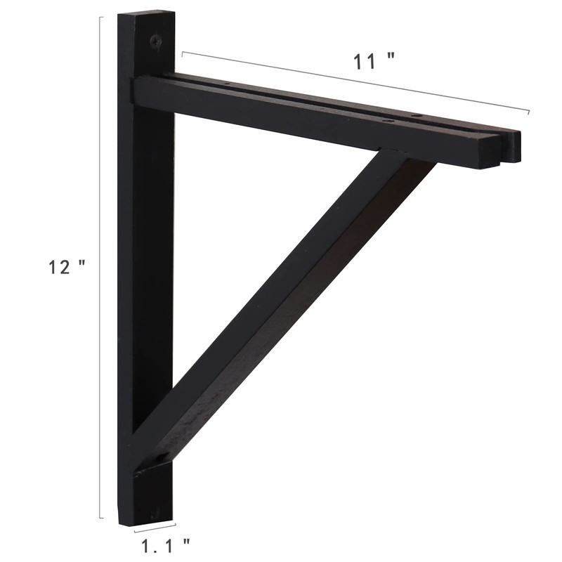 PRIADE Wall Mounted Wood Bracket for Hanging Sconce Pendant Lamp