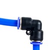 Metaland Elbow Push to Connect Fitting, 5/16" OD Pneumatic Air