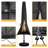Kipiea Patio Umbrella Cover for 13'-15' Double-Sided Umbrella, Upgraded 600D