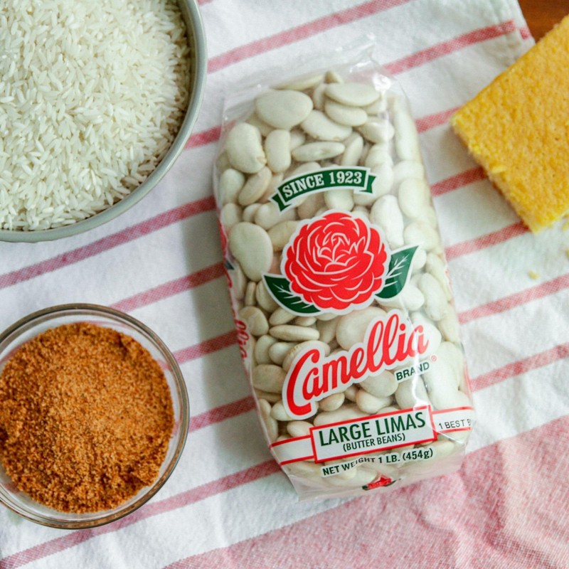 Camellia Brand Dried Large Lima Beans – Premium White Butter
