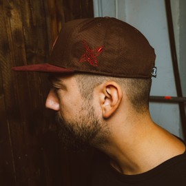 Blackskies Port Snapback Cap, Unisex Baseball Cap, Faux Suede Peak - Baseball Port Vila