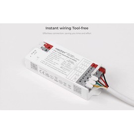 LIGHTEU®, Milight Miboxer 3 in 1 LED Controller 2.4GHz RGB RGBW RGBCCT LED strip controller DC12V/24V Output Max.12A Support DMX512, E3-RF