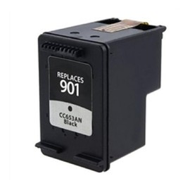 WOC Remanufactured Ink Cartridge Replacement for HP 901 (CC653AN) (Black) for Use in OfficeJet 4500/4600 Series
