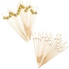 GUSTO Pack of 200 Party New Year Toothpicks Decorative Cocktail